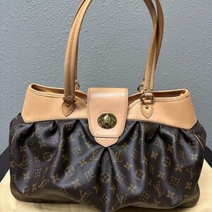 Louis Vuitton Boetie MM Handbag Monogram Brown